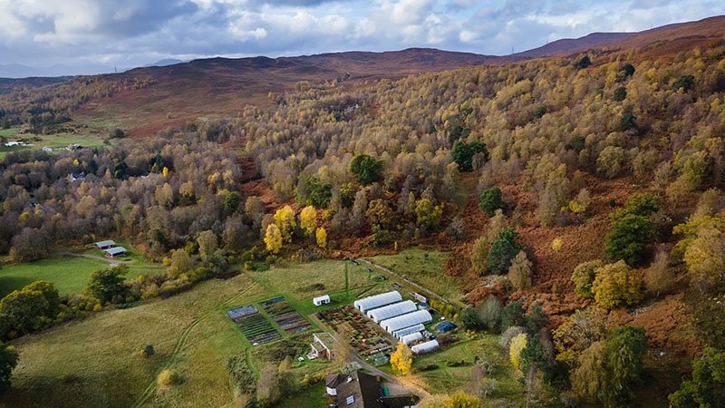 Dundreggan Estate from drone - Ashley Coombs