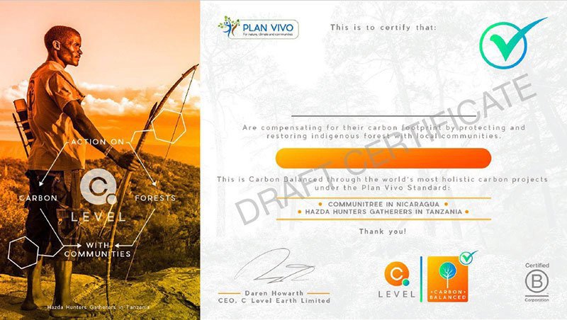c-level-carbon-certificate-sample Carbon Balanced Certificate draft