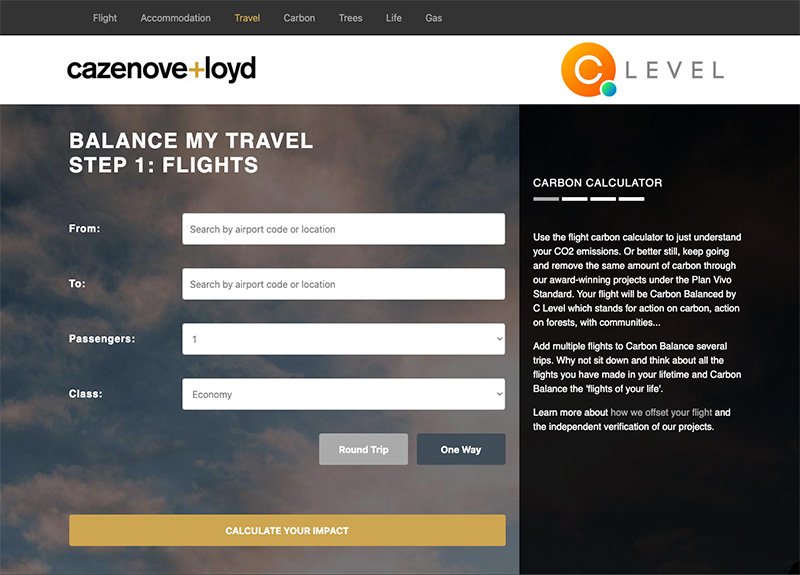 C level logo and Flight API icon